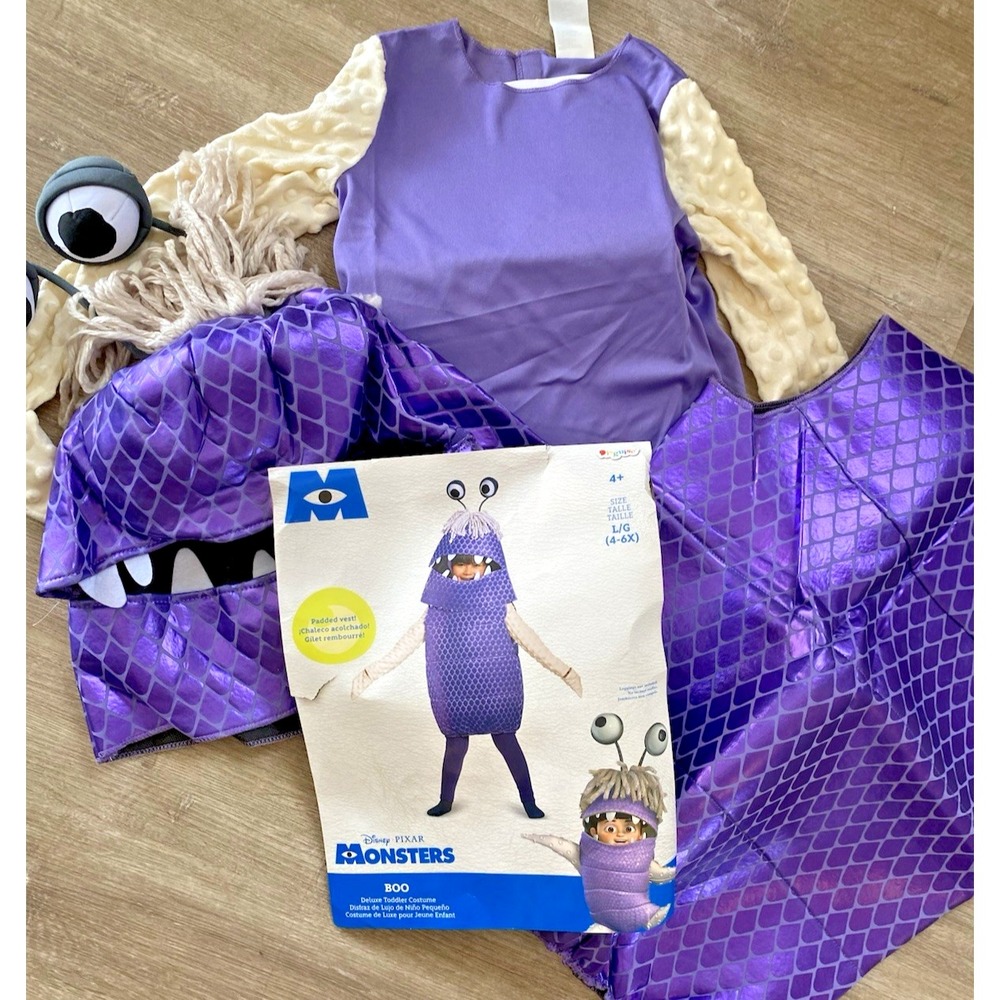 Disguise Costume Disney Pixar Monsters Inc BOO 4-6 S Halloween Dress Up Play